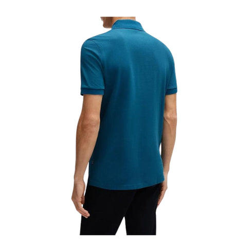 Boss Polo Polo Uomo modello Pallas due bottoni Ottanio P24-BOSS50468301-467-S - Francavilla Moda
